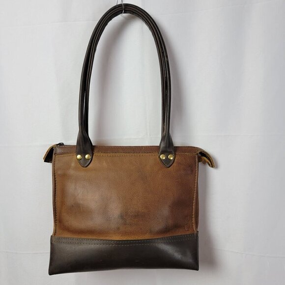 Open Hand Leather Goods Handmade Leather Tote - Gorgeous - Made to Last Lifetime - Picture 2 of 11